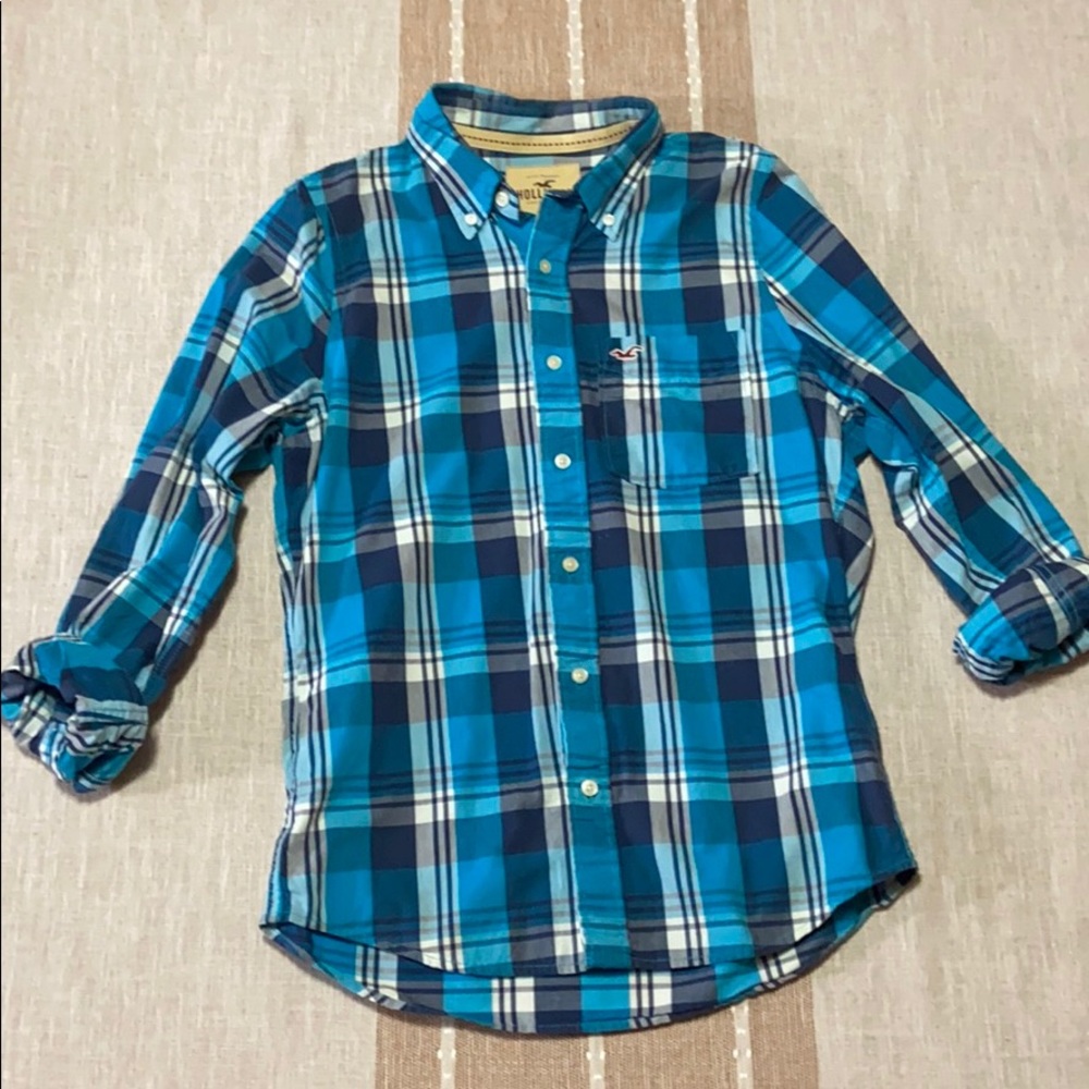 Hollister Plaid Button Up